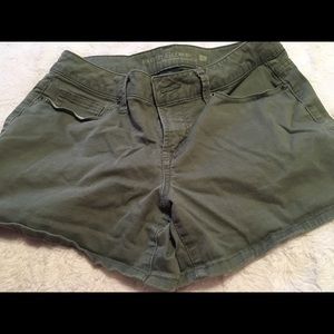 Hunter Green denim jeans. Faded glory size 6